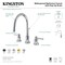 Kingston Brass KS8921DL 8" Widespread Bathroom Faucet, Polished Chrome KS8921DL - alternate 2
